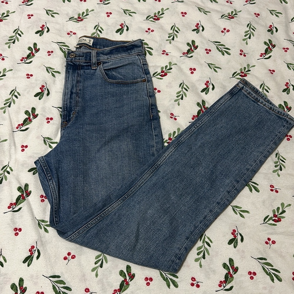 Abercrombie & Fitch High Rise Blue Jeans